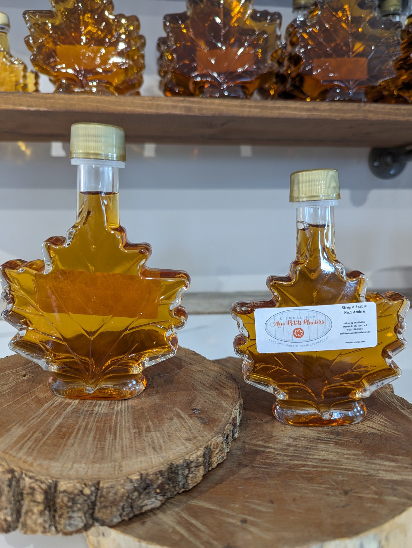 Sirop d'érable 100ml vitre feuille